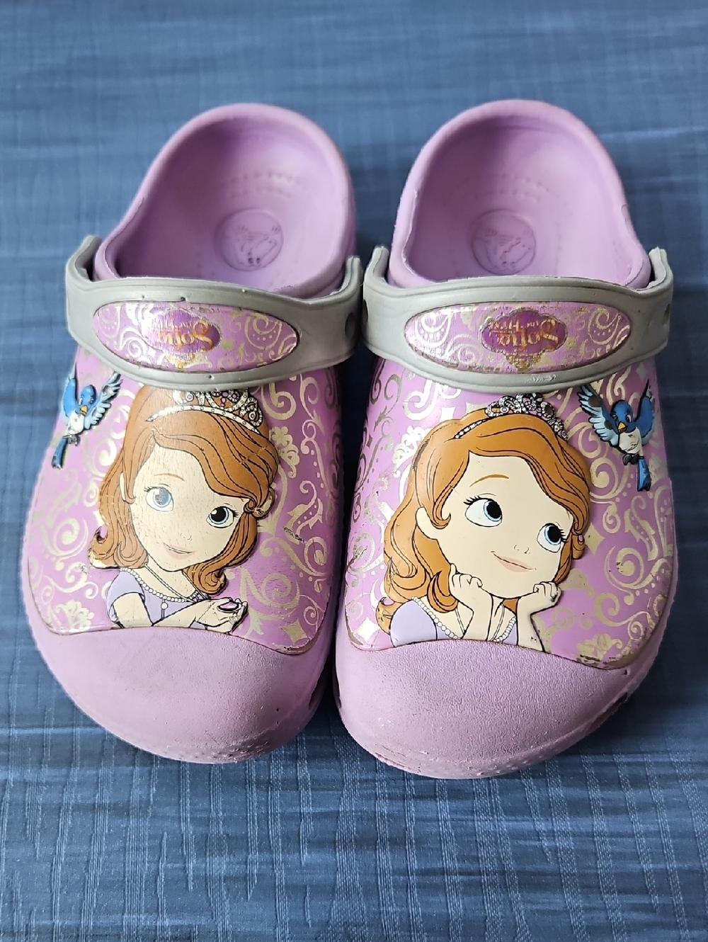 Kids Sofia the First Croc Sandals